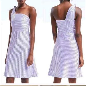 Cocktail Dress Banana republic one shoulder stripe dress 6